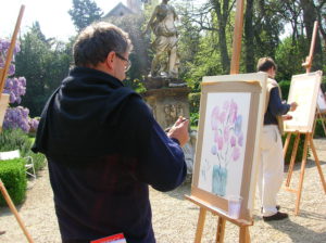 FLORENCE – WATERCOLOUR TEAMBUILDING WITH THE TEACHERS OF THE FINE ART ACADEMY (Renault)